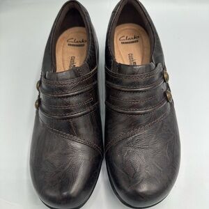 Clarks Shoes Woman’s  Size 10M Channing Essa Loafers Brown Leather
